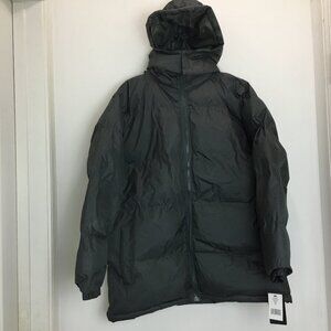 Marc New York By Andrew Marc Mens Gray Removable Hood Puffer Jacket M New